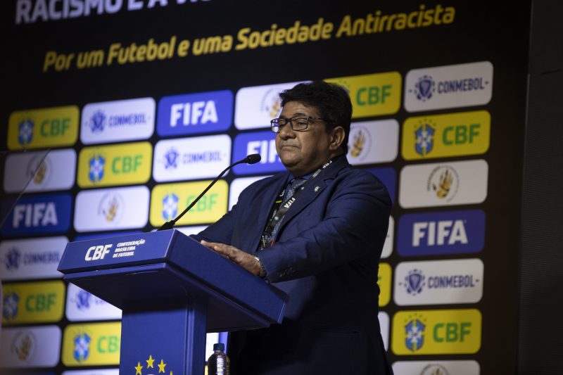 Ednaldo Rodrigues, presidente da CBF, foi afastado&nbsp; – Foto: Lucas Figueiredo/CBF