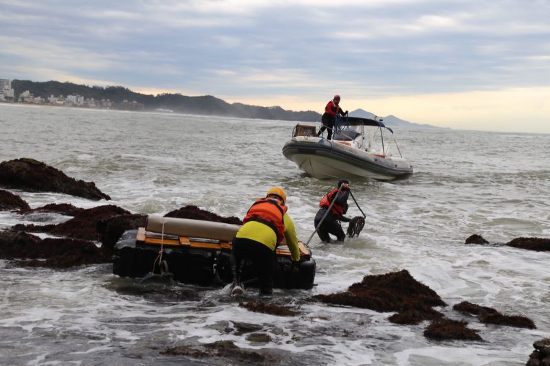 Recolhimento do material tem apoio de institui&ccedil;&otilde;es como o Anjos do Mar – Foto: Instituto Anjos do Mar/Divulga&ccedil;&atilde;o/ND