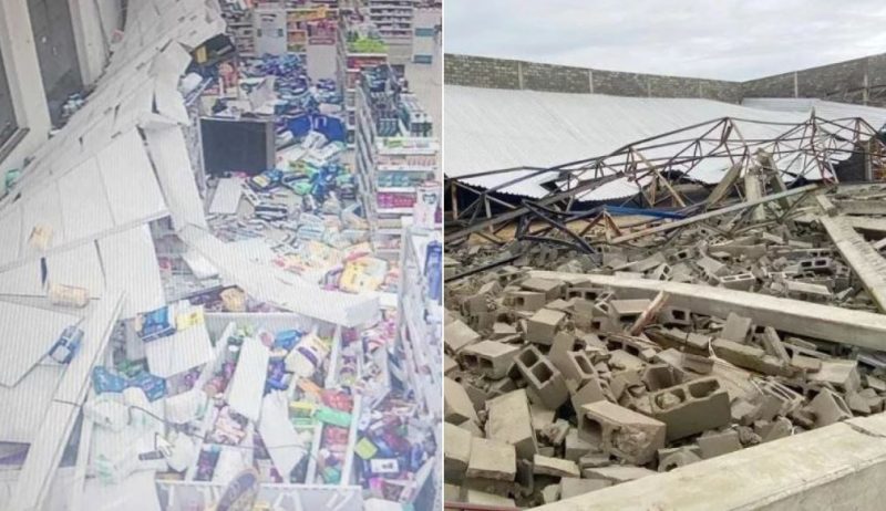 10 imagens mostram tempestade violenta com ventos at&eacute; 150 km/h no RS; vendaval segue para SC – Foto: Reprodu&ccedil;&atilde;o/Twitter/Divulga&ccedil;&atilde;o/Prefeitura de Palmares