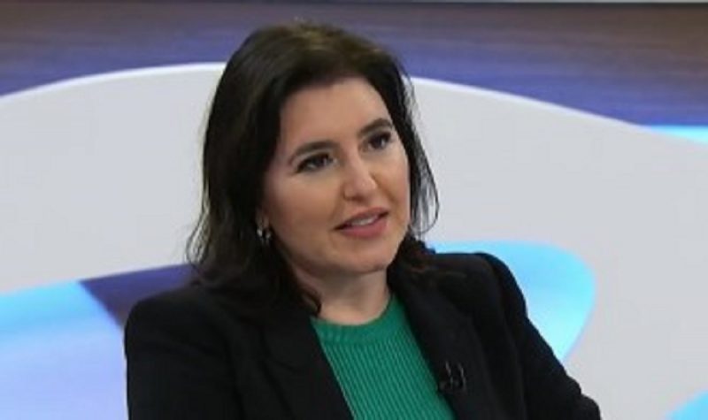 Senadora Simone Tebet &eacute; pr&eacute;-candidata &agrave; presid&ecirc;ncia da Rep&uacute;blica pelo MDB – Foto: Reprodu&ccedil;&atilde;o Twitter