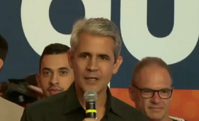 Partido Novo oficializou Felipe D’Avila como candidato &agrave; presid&ecirc;ncia no &uacute;ltimo s&aacute;bado (30) – Foto: Reprodu&ccedil;&atilde;o/ Youtube