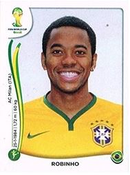 Robinho estaba en el álbum pero después de todo no fue a la Copa del Mundo - Panini / Divulgación / ND