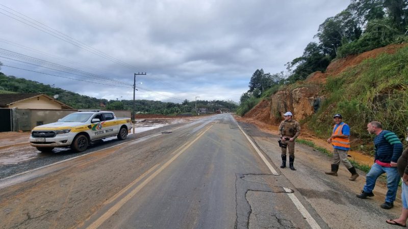Rodovia SC-108 h&aacute; anos &eacute; aguardada a duplica&ccedil;&atilde;o por lideran&ccedil;as do Norte Catarinense. – Foto: Divulga&ccedil;&atilde;o/PMRv/ND