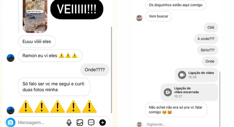 Seguidores mandaram mensagens falsas para o tiktoker para chamar aten&ccedil;&atilde;o – Foto: @ramonteodoro/Reprodu&ccedil;&atilde;o/ND