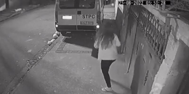 V&iacute;deo de mulher fugindo de assaltantes viraliza – Foto: Reprodu&ccedil;&atilde;o/Redes sociais/ND