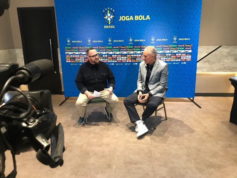 Tite concedeu entrevista ao Grupo ND