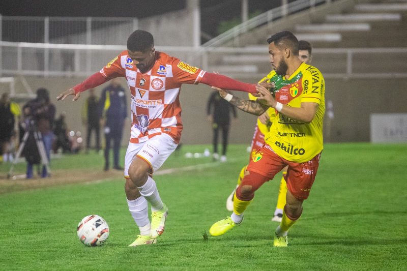 Tombense venceu o Brusque por 1 a 0, gol do Ciel – Foto: Victor Souza/Tombense Futebol Clube/Divulga&ccedil;&atilde;o/ND