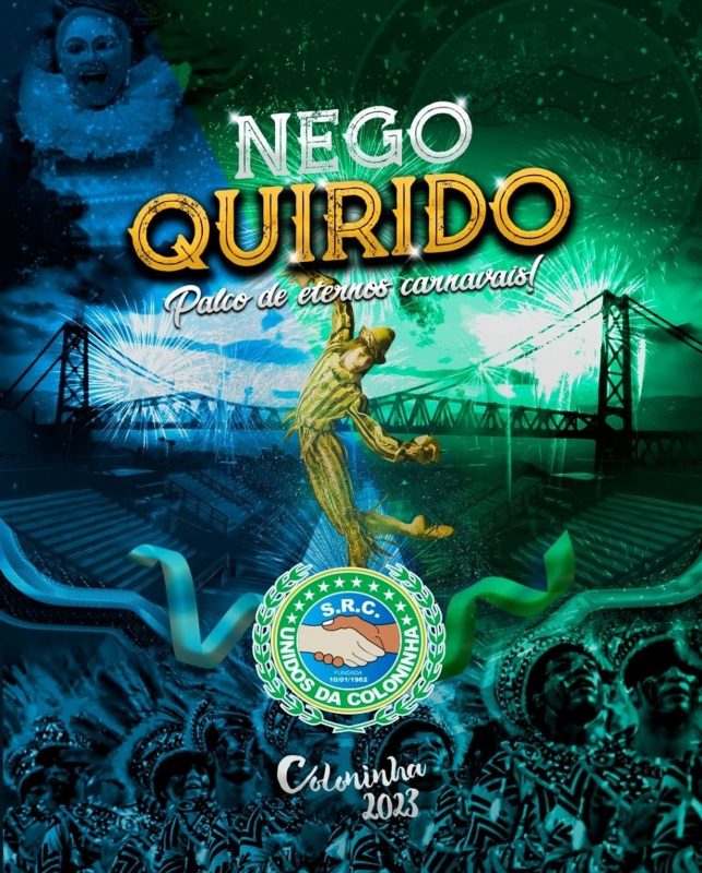 Enredo 2023 homenageia a passarela do samba de Florian&oacute;polis – Foto: Reprodu&ccedil;&atilde;o internet/ND