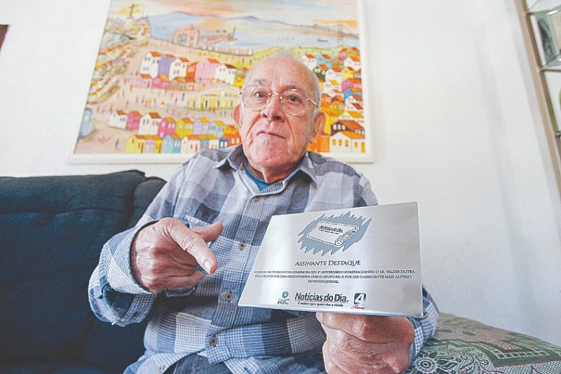 Valdir Dutra foi eleito um assinante destaque pelo Grupo ND – Foto: Leo Munhoz/ND