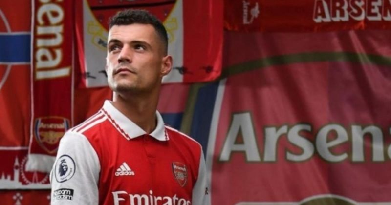 Granit Xhaka, do Arsenal, investigado, mas por enquanto jogando normalmente – Foto: Reprodu&ccedil;&atilde;o