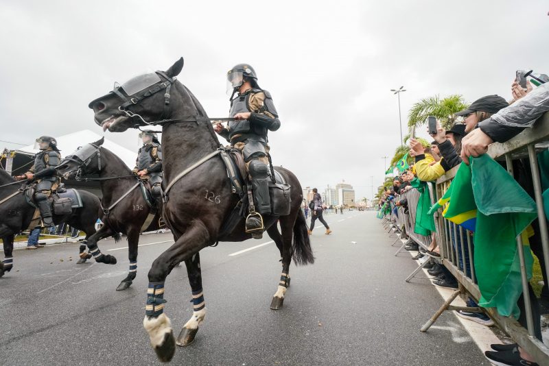 Desfile cívico-militar de 7 de setembro em Florianópolis