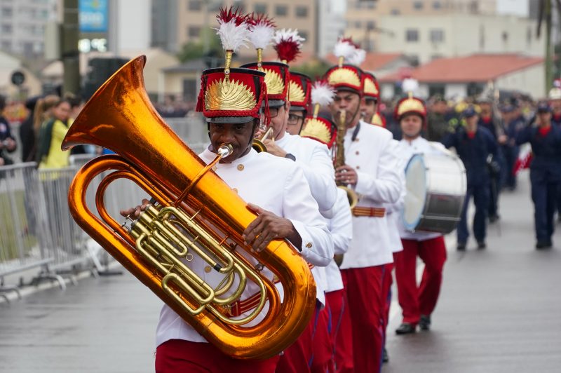 Desfile cívico-militar de 7 de setembro em Florianópolis