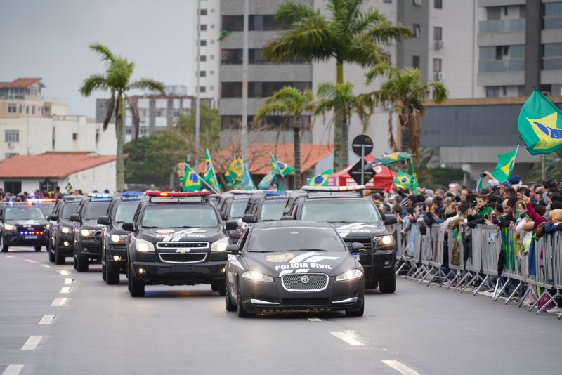 Desfile cívico-militar de 7 de setembro em Florianópolis