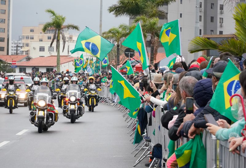 Desfile cívico-militar de 7 de setembro em Florianópolis