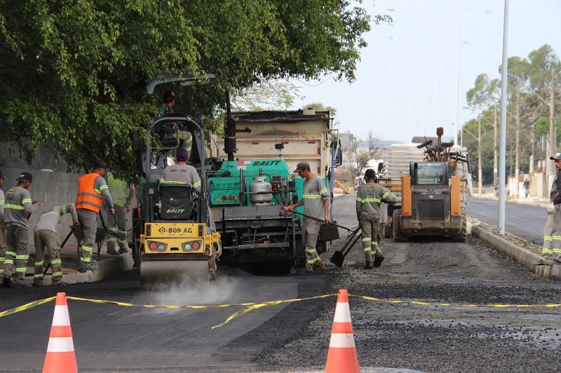 Pavimenta&ccedil;&atilde;o teve in&iacute;cio nesta ter&ccedil;a-feira (27) – Foto: Marcos Porto/Prefeitura de Itaja&iacute;/Reprodu&ccedil;&atilde;o/ND