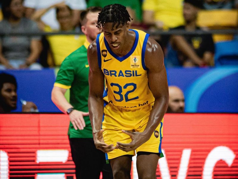 Brasil venceu o Uruguai de virada no &uacute;ltimo quarto – Foto: CBB/Divulga&ccedil;&atilde;o/ND