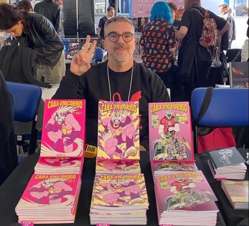 Adri A &eacute; quadrinista e ilustrador, criador da “Cara Unic&oacute;rnio” – Foto: Adri.A/Reprodu&ccedil;&atilde;o/ND