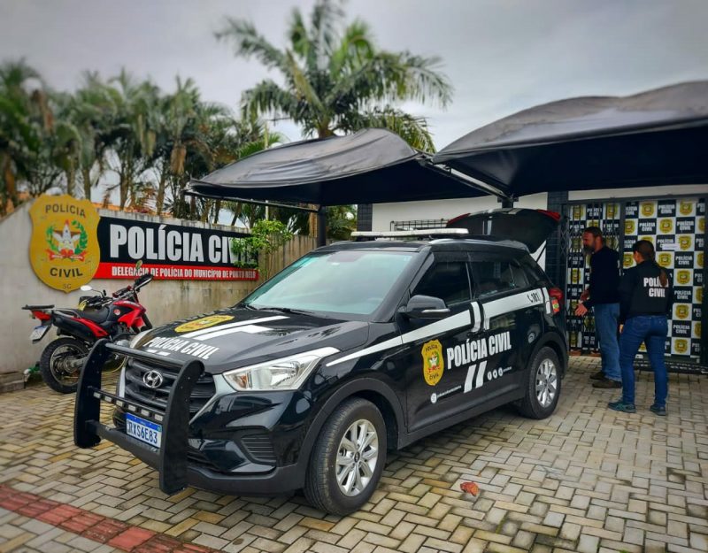 Adolescente suspeito de estuprar uma jovem e abusar de uma idosa de 78 anos foi apreendido em Porto Belo – Foto: Pol&iacute;cia Civil/Divulga&ccedil;&atilde;o