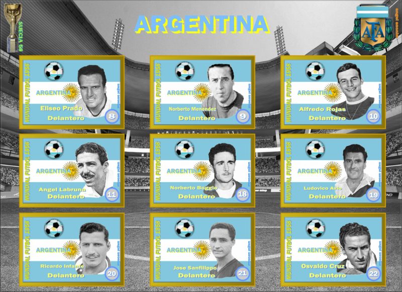 Argentina 3 – 1958 – Foto: