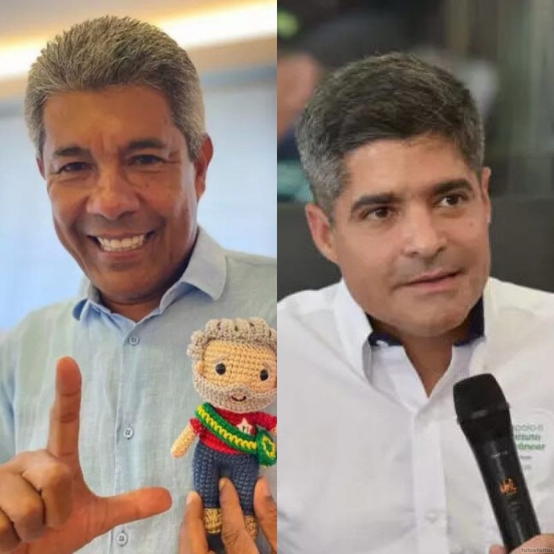 Jer&ocirc;nimo Rodrigues (PT) e ACM Neto (Uni&atilde;o) se enfrentam no 2&ordm; turno na BA – Foto: Divulga&ccedil;&atilde;o/ND