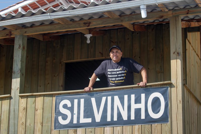 Nova lanchonete do Silvinho no Morro do C&eacute;u – Foto: Leo Munhoz/ND