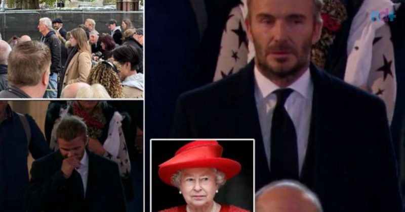 Sir David Beckham, &agrave;s l&aacute;grimas, virou manchete do portal The Sun – Foto: Reprodu&ccedil;&atilde;o