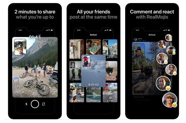 BeReal rede social aplicativo