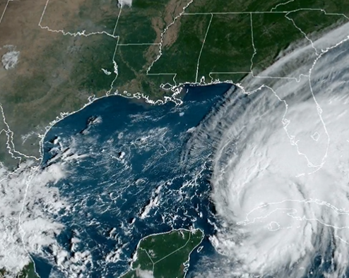 Furac&atilde;o Ian avan&ccedil;a para Fl&oacute;rida – Foto: Reprodu&ccedil;&atilde;o/NOAA/ND