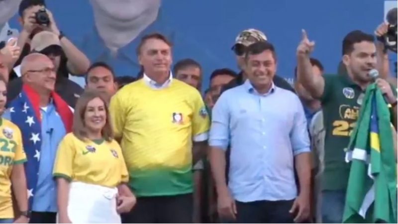 Jair Bolsonaro (PL) afirmou que as elei&ccedil;&otilde;es em outubro s&atilde;o o &ldquo;divisor&rdquo; entre a ordem e o &ldquo;vale-tudo para o lado de l&aacute;&rdquo;. – Foto: Reprodu&ccedil;&atilde;o Redes Sociais/Divulga&ccedil;&atilde;o/ND