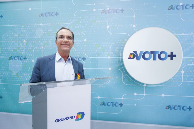 D&eacute;cio Lima (PT) foi o &uacute;ltimo entrevistado da s&eacute;rie com os candidatos ao governo do Estado – Foto: Leo Munhoz/ND