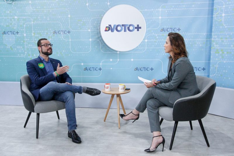 Jorge Seif (PL) foi entrevistado no programa SC no Ar, nesta quarta-feira (28) – Foto: Leo Munhoz/ND