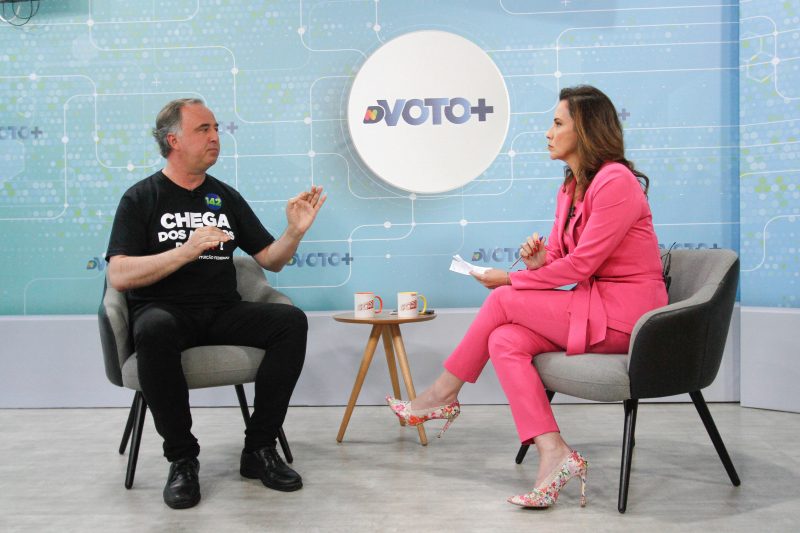 Kennedy Nunes participou de sabatina no SC no Ar, nesta quarta-feira (21) – Foto: Leo Munhoz/ND