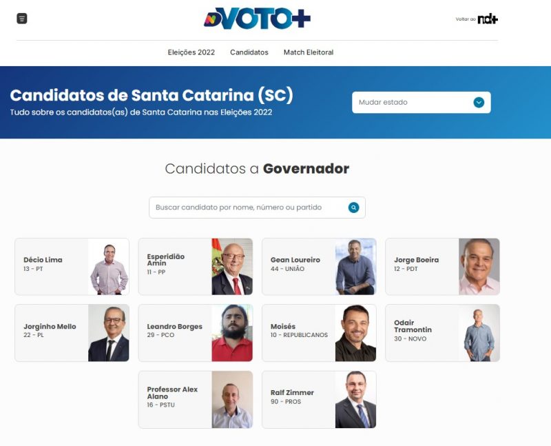 Voto+ Platform Presents Candidate Profiles – Photo: Reproduction/ND