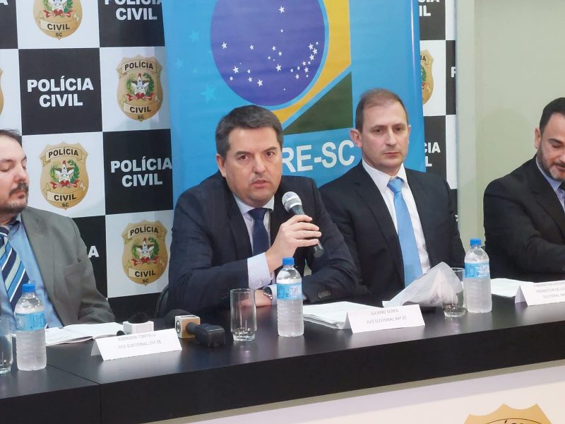 Juiz Eleitoral da 94&ordf; zona, Juliano Serpa. – Foto: Caroline Figueiredo/ND