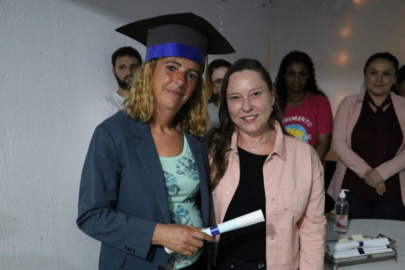 Rosineia completa ciclo de estudos pelo EJA – Foto: PMF/Divulga&ccedil;&atilde;o/ND