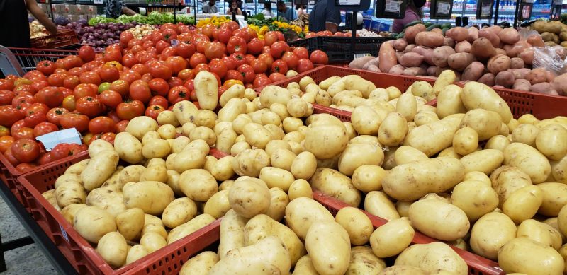 Potatoes and tomatoes were among the products with the biggest price increases – Photo: Itajaí City Hall/Disclosure/ND