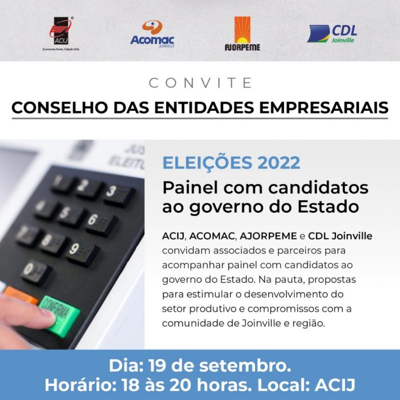 Convite do evento – Foto: ACIJ