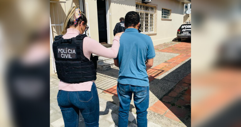 Foragido suspeito de torturar adolescente de 15 anos &eacute; encontrado em casa de pastor em SC – Foto: Pol&iacute;cia Civil/Divulga&ccedil;&atilde;o/ND