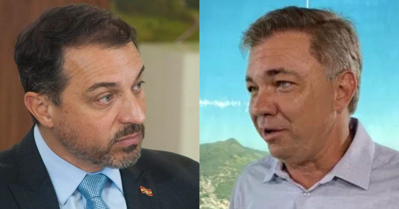 Carlos Mois&eacute;s e Gean Loureiro – Foto: Divulga&ccedil;&atilde;o/ND