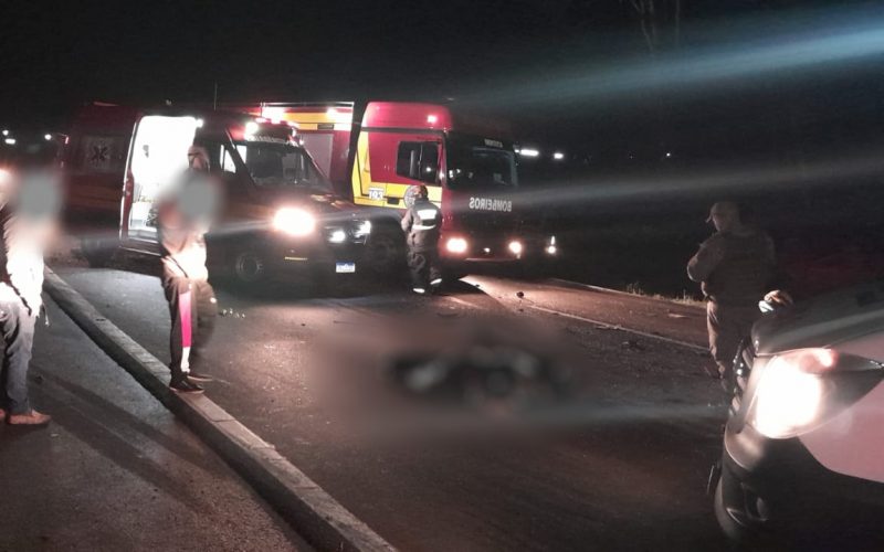 N&atilde;o foram divulgadas as causas do acidente, os motivos devem ser apurados. – Foto: Corpo de Bombeiros/ND