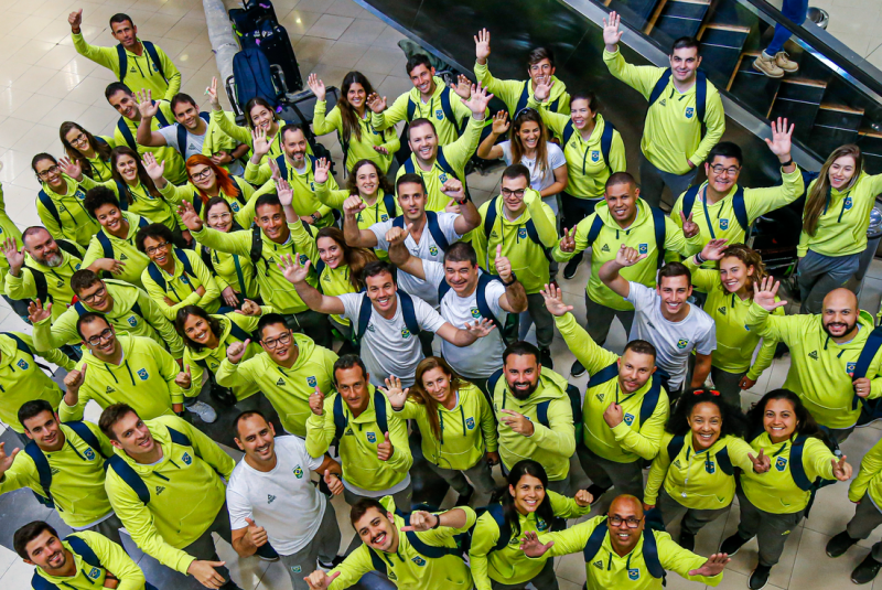Delega&ccedil;&atilde;o brasileira j&aacute; est&aacute; no Paraguai para as disputas dos Jogos Sul-Americanos – Foto: Wander Roberto/COB