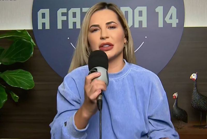 ‘N&atilde;o consigo fingir’, diz Deolane Bezerra confirmada em A Fazenda – Foto: RecordTV/ND