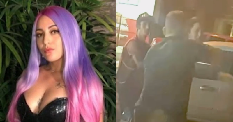 Artista foi espancada por policial em balada – Foto: Record TV/Banda Sedutora/Reprodu&ccedil;&atilde;o/ND