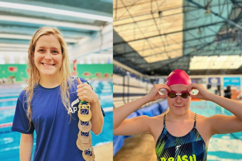 Mariana de Andrade de Mello conquistou seis medalhas no Campeonato Brasileiro de nata&ccedil;&atilde;o para pessoas com defici&ecirc;ncia auditiva – Foto: Reprodu&ccedil;&atilde;o/Internet