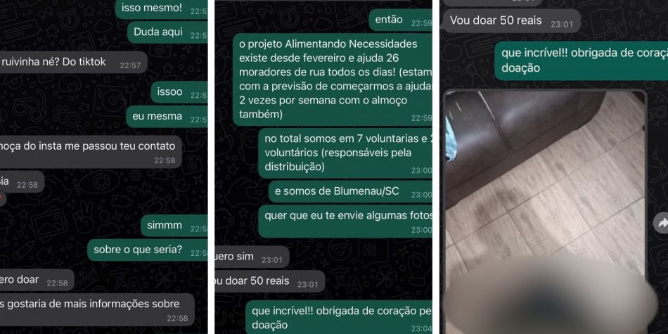 Se Mandar Nude Dou Dinheiro Pros Mendigos Blumenauense V Tima De Importuna O Sexual Nd Mais