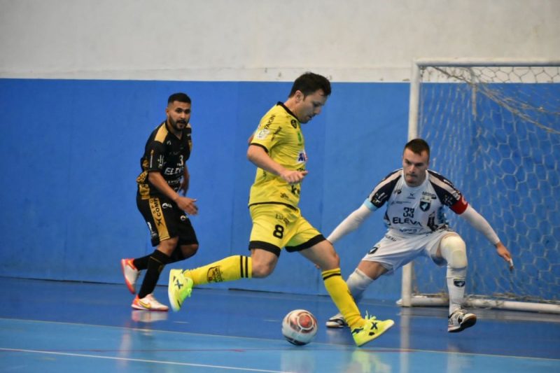 Com chuva de gols, Jaragu&aacute; vence o S&atilde;o Francisco Futsal pelo Estadual – Foto: Paulinho Sauer/Jaragu&aacute; Futsal/Divulga&ccedil;&atilde;o/ND