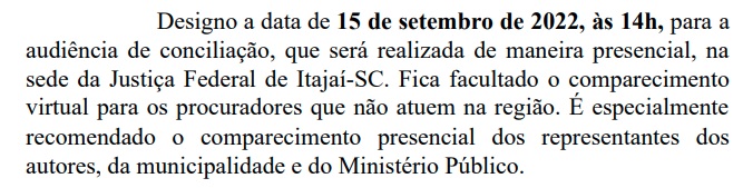 Despacho do juiz federal Charles Giacomini – Foto: Reprodu&ccedil;&atilde;o de documentos/Divulga&ccedil;&atilde;o ND