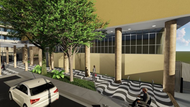 Projeto de revitaliza&ccedil;&atilde;o do Edif&iacute;cio das Diretorias, na rua Tenente Silveira – Foto: Divulga&ccedil;&atilde;o/ND