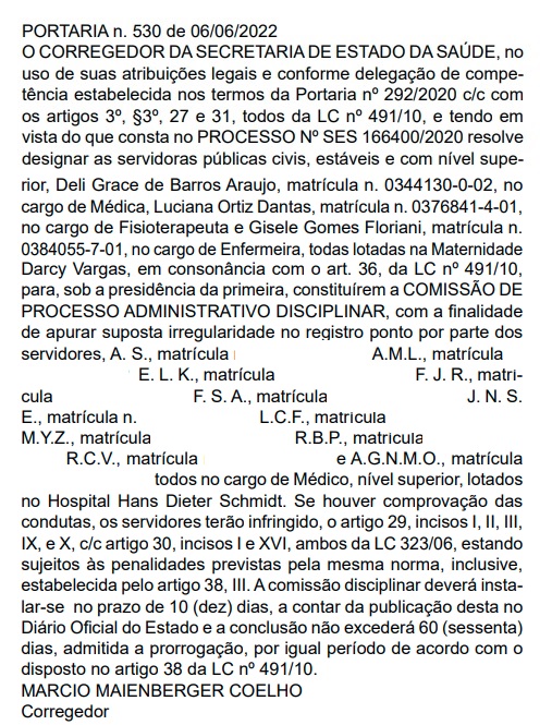 hospital regional fraude dos médicos