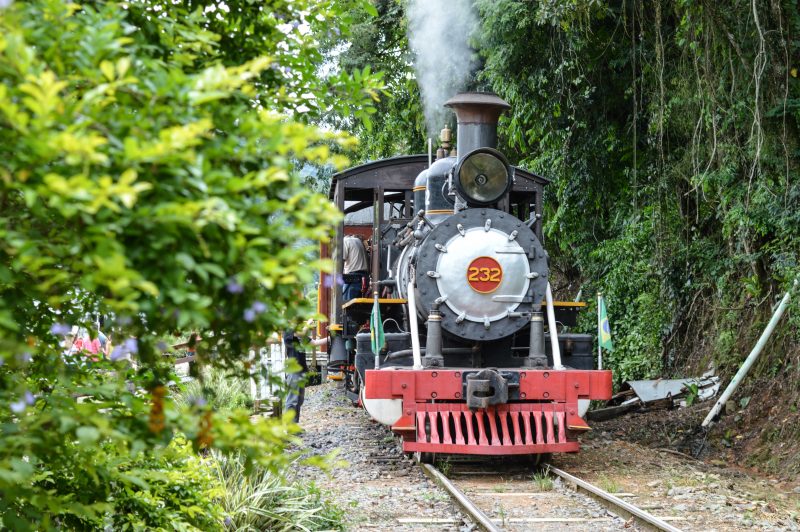 Maria Fomaca, die einzige deutsche Eisenbahn in Brasilien & # 8211;  Foto: Willian Klaummann / Rathaus von Apiúna